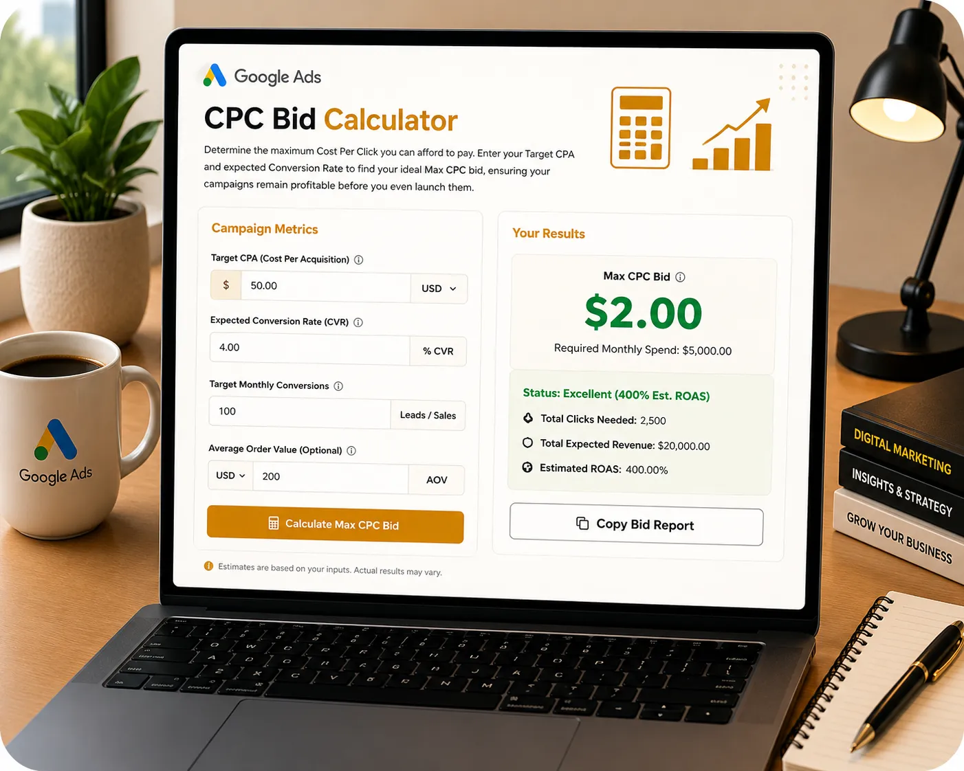 CPC Bid Formula Image