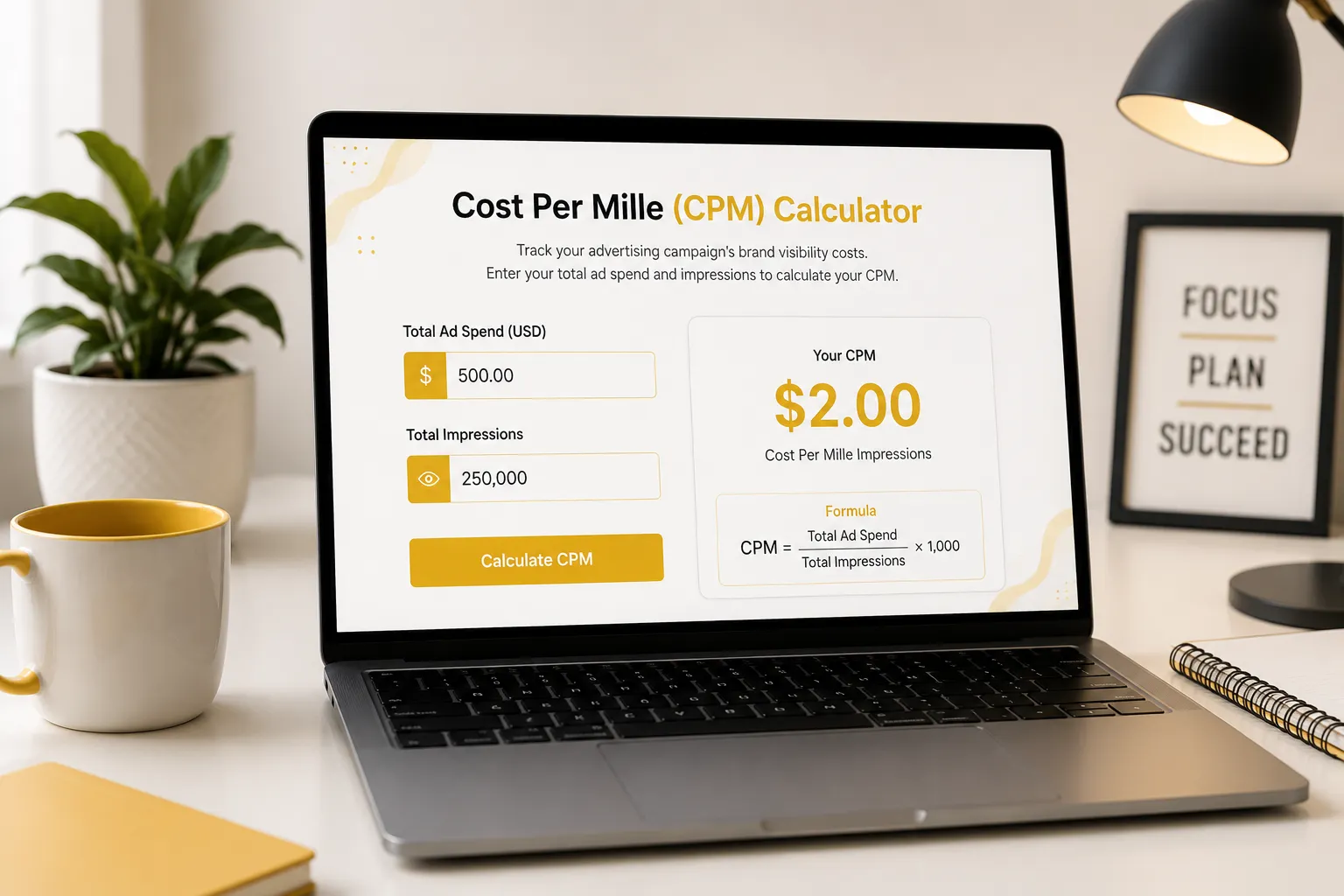 Cost Per Mille (CPM) Calculator Formula